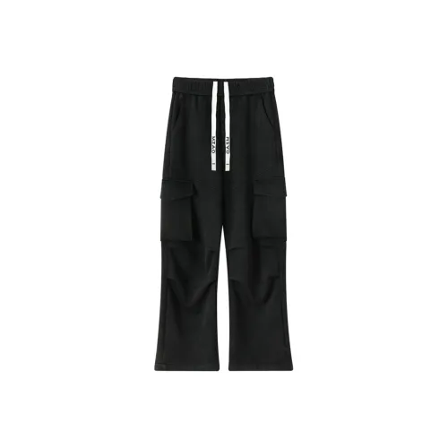 MZAO Черные Унисекс Повседневные Штаны