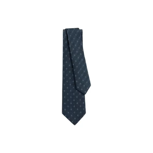 HERMES Silk Silk Ties Men's Black