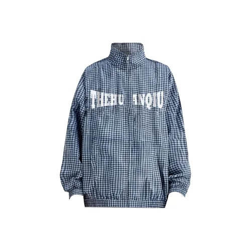 HUANQIU Павлин Синий Унисекс Куртки