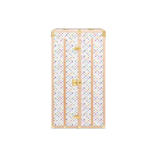 LOUIS VUITTON Takashi Murakami Коллаборация Кожаная отделка Хранение Коробка Унисекс Белый