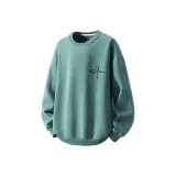 Лист лотоса зеленый (с принтом букв)