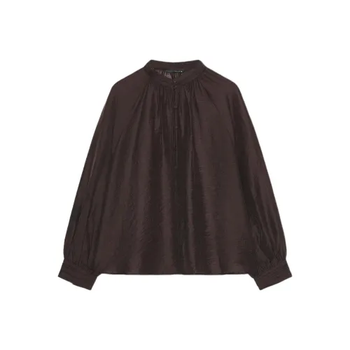 ZARA Коричневые Женские Рубашки