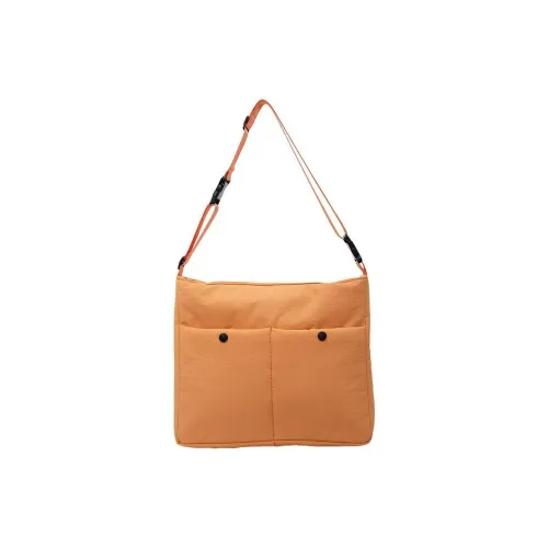 RKM Ткань Сумки через плечо Большой Унисекс Хаки Экрю Черный Зеленый Оранжевый