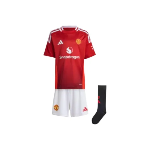 Adidas Manchester United 24 25 Домашняя Повседневная Спортивная Одежда Детская