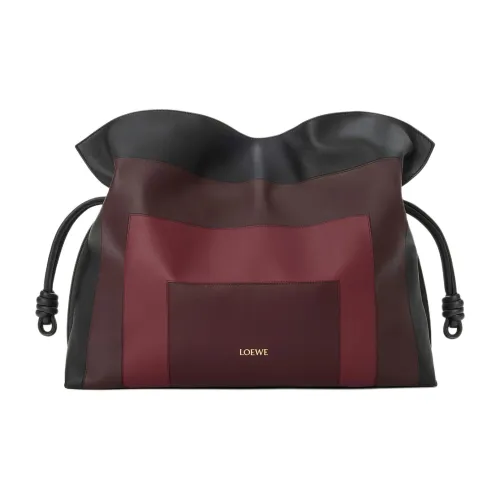 LOEWE Совместное издание Albers Коллаборация Коллекция Flamenco Nappa Коровья кожа Ручная сумка на плечо Экстра-большая