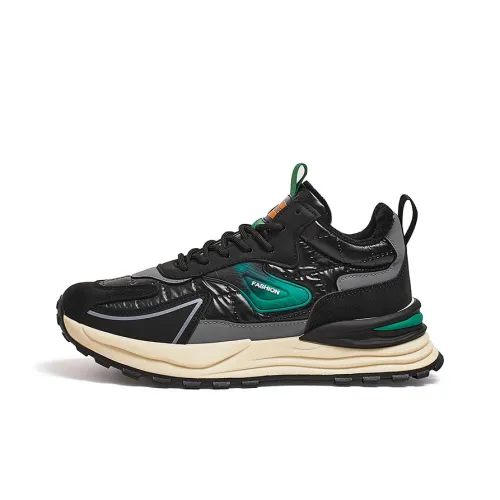 RENBEN Амортизация противоскользящий увеличивающий высоту термический высокий топ повседневная обувь мужская