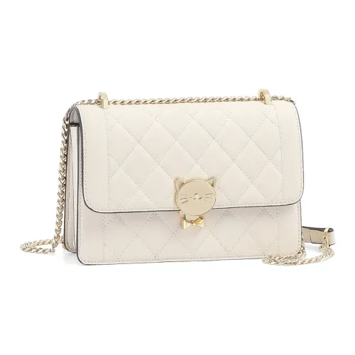 Crtnzo Kroez Сумка через плечо из коровьей кожи стандартная женская цвет экрю