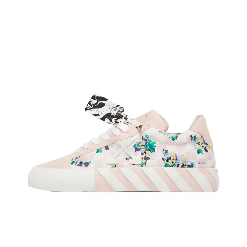 OFF Белый Vulc Low Топ Кеды Женские Розовый