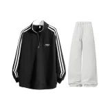 Чёрный + Белый Фотиния Серый [Комплекты Одежды]