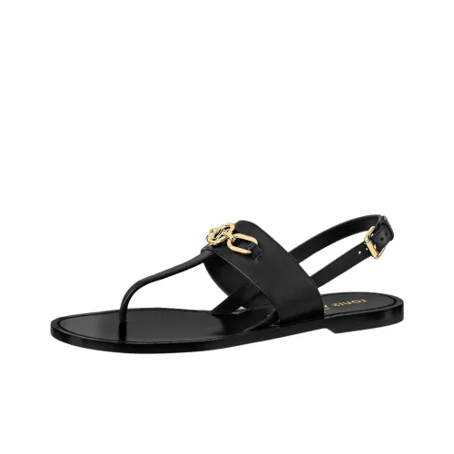 LOUIS VUITTON Пляжные сандалии Женские Черный