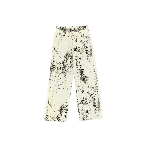 PGKZ Ecru Unisex Casual Pants PGKZ Экрю Унисекс Повседневные Брюки