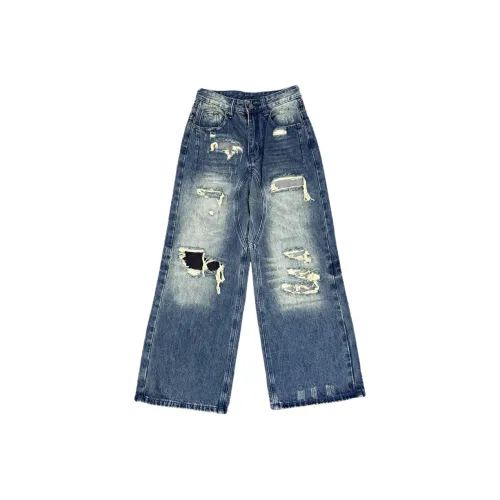 PGKZ Blue Unisex Jeans