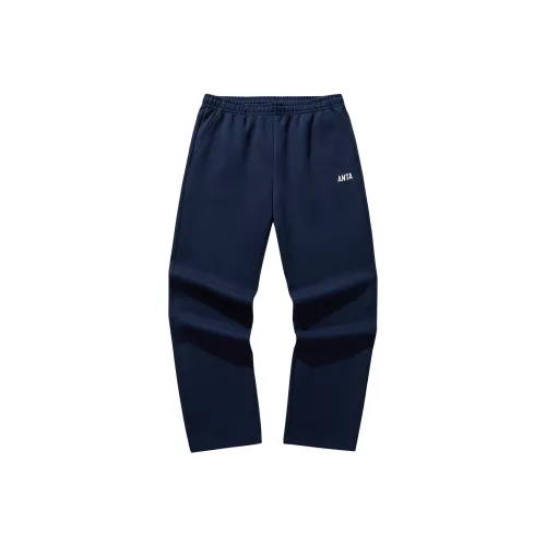 Anta Вязаные тренировочные брюки мужские PURE темно-синие