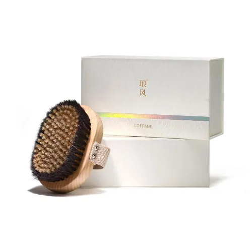 Lang Wind Натуральный Конский волос Медный Wire Dry Щетка Для Ухода за Телом Скрабирующая Полностью