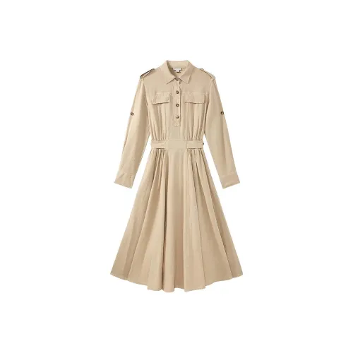 Miss Sixty Длинное платье с длинными рукавами женское