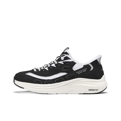 Skechers Sport MENS Устойчивый к истиранию Низкий Топ Кэжуал Мужской Черный Белый