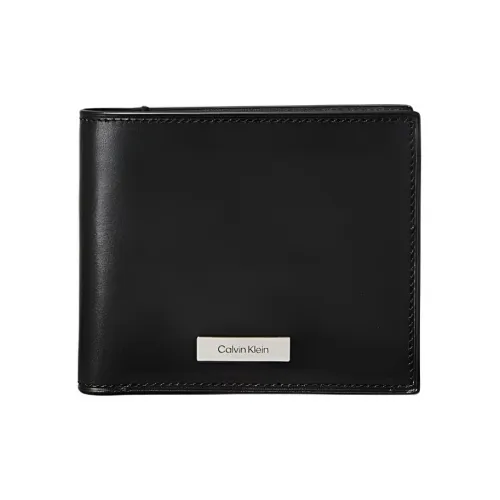 CALVIN KLEIN Кожа Кошелек Мужской Черный