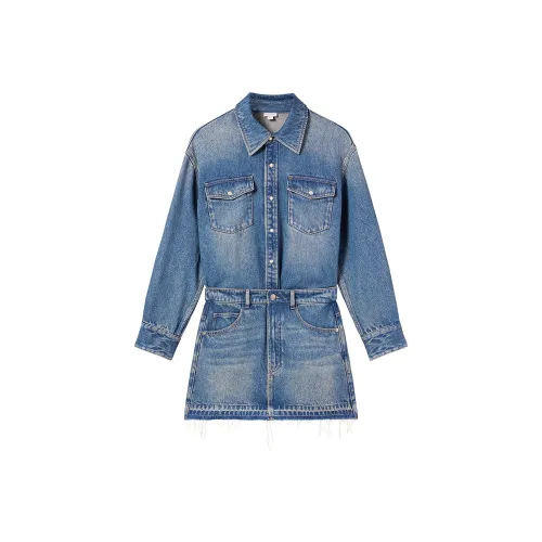 Miss Sixty Длинное платье с длинными рукавами женское