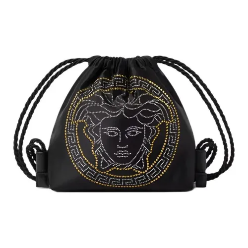 VERSACE Полиэстер Нейлон Ведрообразная Сумка Рюкзак Детский Черный