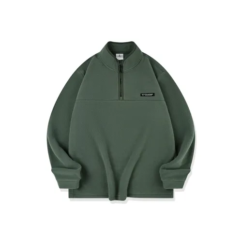 QIAODAN T-Рубашка Мужская Базилик Зеленый