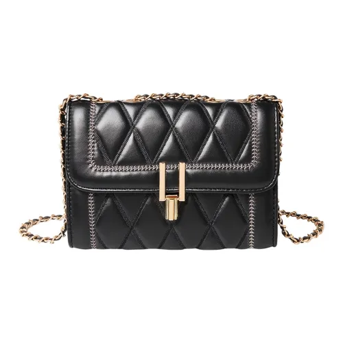 AOKANG Полиуретановая кожа ПУ (полиуретан) Маленькая квадратная сумка Стандартная Женская Классический черный Экрю