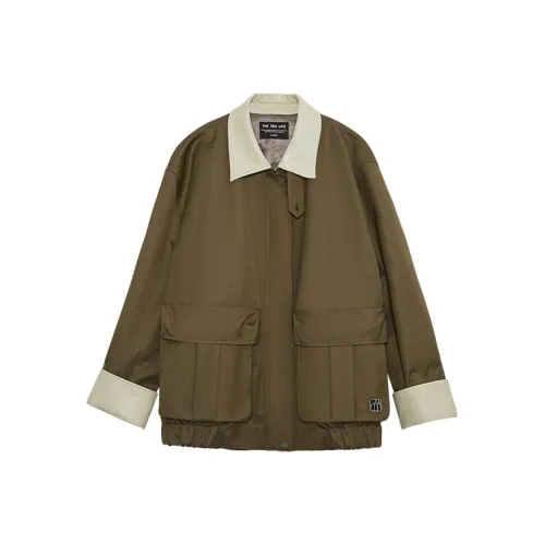 THE SEA LIFE Чайный коричневый Женские Куртки