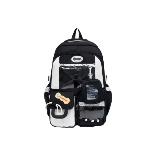 Villelon Нейлон Рюкзак It-Bag Стандартный Унисекс Черный Коричневый Синий Розовый Желтый