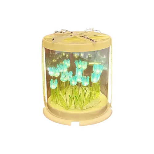 Oloy DIY Романтический ATMOSPHERE Тюльпан Море цветов Торт Коробка Ночные фонари DIY Материал Набор DIY Игрушки