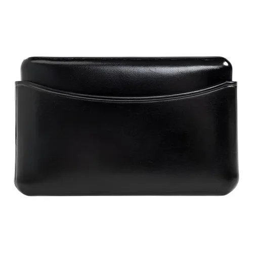 Lemaire Коровья кожа Держатель для карт Унисекс Черный Коричневый