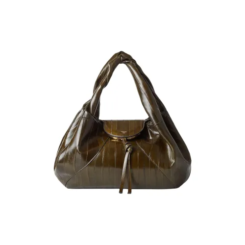 FENDI Cod Кожа Сумка через плечо Большая Женская Зеленая