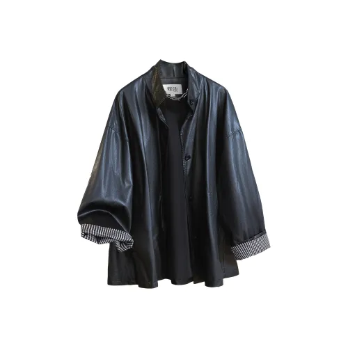 TOUCH Черный Женские Кожаные куртки