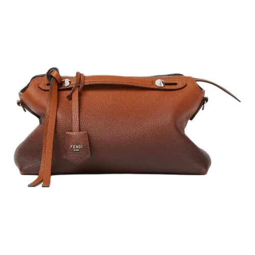 FENDI By The Way Series Кожа Сумка Женская Коричневая