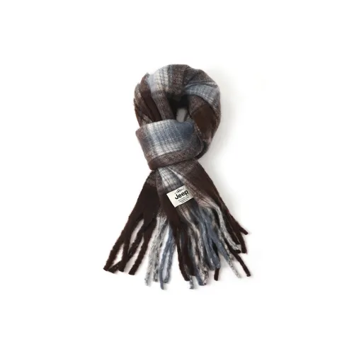 Jeep Мягкий Трикотажная ткань Пряжа Плюшевый Шарф Унисекс