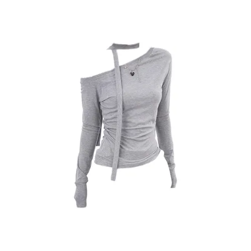 Puppytown Темно-серые Женские T-рубашки