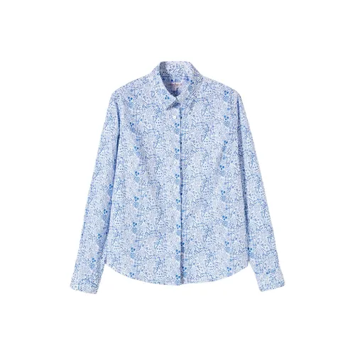 COTON DOUX Цветочная рубашка женская