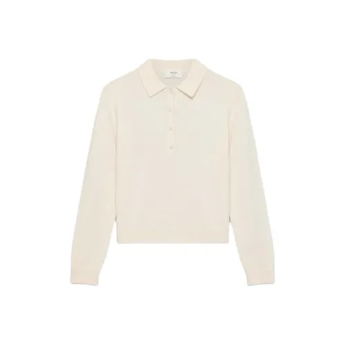 ARITZIA FW25 Bare кашемир POLO длинный рукав кашемир свитер женский