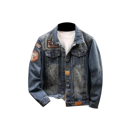 M17 STUDIO Винтажный синий Унисекс Джинсовые куртки