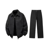 Комплект (Черный топ + Черные штаны)