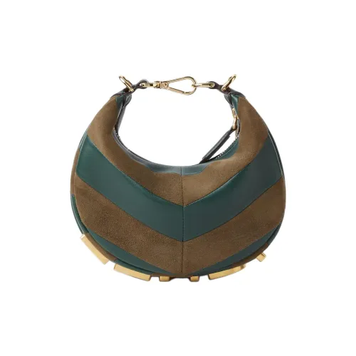 FENDI fendigraphy Кожа с Замша Сумка Мини Женская Многоцветная