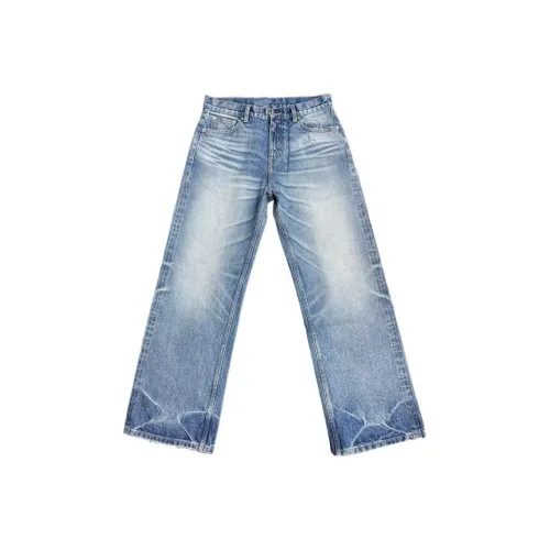 Chisportate Синий Унисекс Джинсы