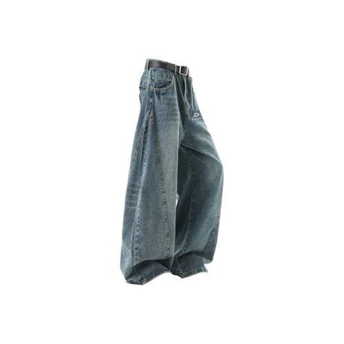 DAREASY Blue Unisex Jeans DAREASY Синий Унисекс Джинсы