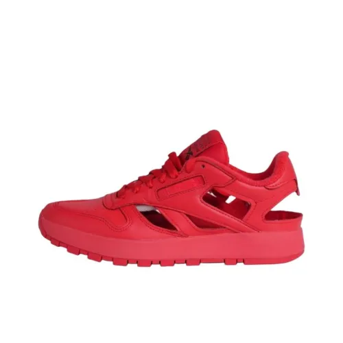 Maison Margiela Reebok Collaboration Tabi Decortique Low Топ Кэжуал Унисекс Красный