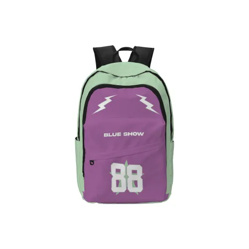 SRRW ×BLUESHOW Коллаборация Полиэстер Студенты Рюкзак Стандартный Унисекс Серый Белый