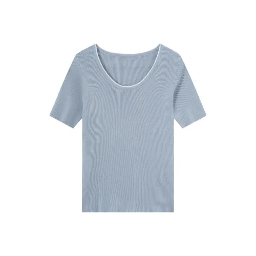 THE SEA LIFE Светло-синий Женский Трикотаж