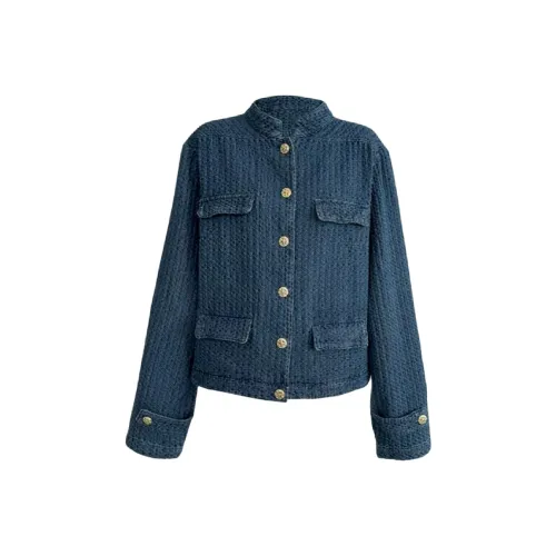 ONE PASS STUDIO Темно-синий женский куртки