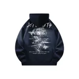 Темно-синий-белый