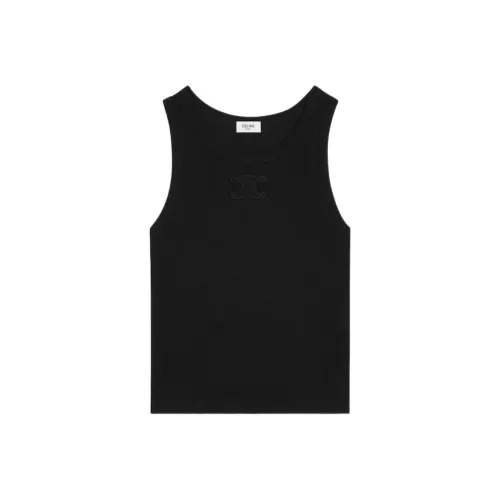 CELINE Черные Женские Майки