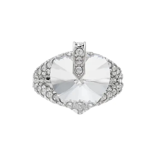 Jimmy Choo Никель Бесплатно Латунный Кольца Женские Серебристый