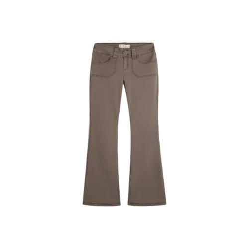 Hollister Коричневые Женские Повседневные Штаны