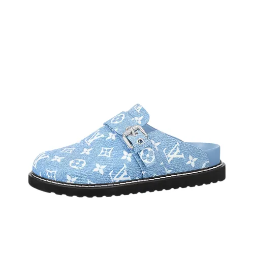 LOUIS VUITTON Cosy Comfort Домашние тапочки Женские Синие